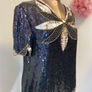 Vintage Sequin Top
